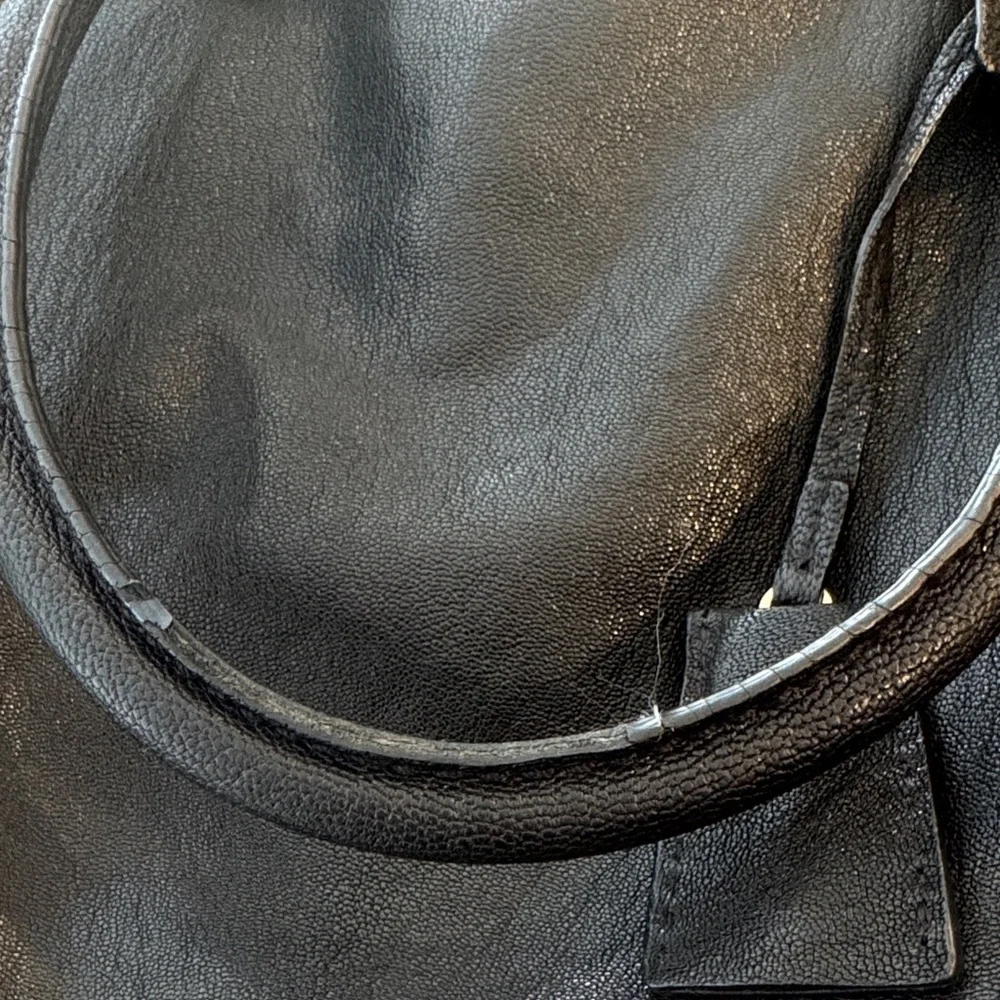 Michael Kors Black Shoulder Bag with Gold Chain
